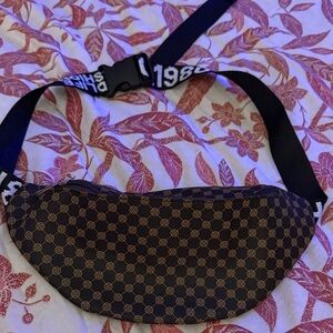 Stylish Brown Patterned Women's Bag